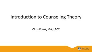 Introduction to Counseling Theory [upl. by Asilla754]