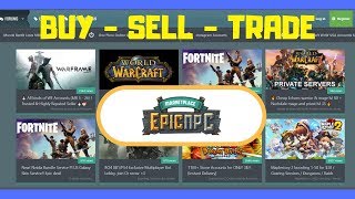 How to Sell Your Gaming Accounts to Make Money Online  Epic NPC [upl. by Atikat]