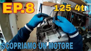 Montiamo un motore 125 4t  Messa in fase ep8 [upl. by Reivilo]