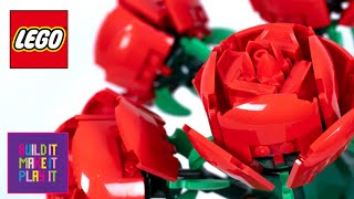 Lego Roses Botanical Collection 40460🌹  Lego Build amp Review Video [upl. by Lustick]