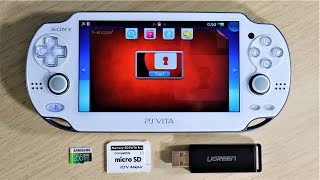 PS Vita Tutorial How To Install SD2Vita Micro SD Card Adapter  256GB Additional Space For Homebrew [upl. by Hasheem57]