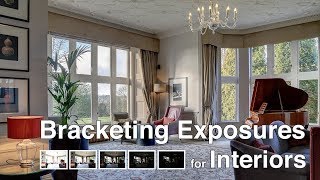 Using Exposure Bracketing to Photograph Real Estate Interiors [upl. by Ailat841]