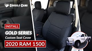 2020 RAM 1500 Seat Cover Installation How to install seat covers on the 2020 RAM 1500 [upl. by Egiarc]