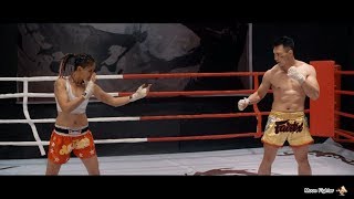 Male vs Female boxing mixed fight scene Part 2 Man lost [upl. by Assek]