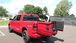 Mopar Bed Step on Ram 1500 with Multifunction Tailgate [upl. by Esac]