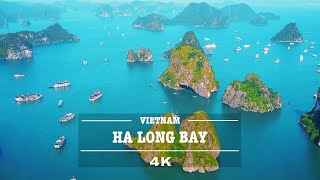 Ha Long Bay Vietnam By Drone 4K [upl. by Cud547]