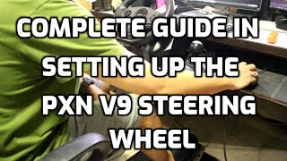 The complete guide in setting up the PXN V9 steering wheel [upl. by Ysiad]