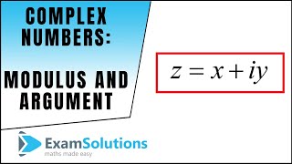 Complex Numbers  Modulus and Argument  ExamSolutions [upl. by Ikiv491]