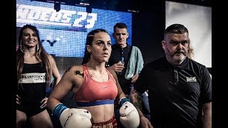 Brutal Female boxing Fight Jasmina Zapoczna vs Stevi Levy Contenders 26 – 60 kg world title [upl. by Darnok]