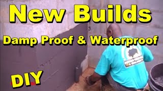 How to Damp Proof and Waterproof the Foundation [upl. by Rance676]