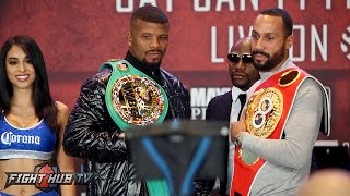 James DeGale vs Badou Jack Full Press Conference amp Face Off Video [upl. by Iidnarb]