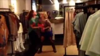 Women fight caught on film fighting over a dress [upl. by Janaye]