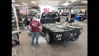 CM Flat Bed Installation on a Ram Pickup Truck [upl. by Anomar]