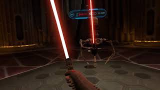 Star Wars Vader Immortal VR Lightsaber Combat on Oculus Quest [upl. by Milburt627]