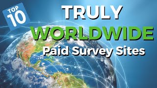 Top 10 TRULY International Survey Sites ALL Can Join [upl. by Nesyt487]