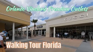 Orlando Vineland Premium Outlets  Walking Tour [upl. by Adrahc828]