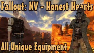 Fallout NV  Honest Hearts  Unique Weapons amp Armor Guide DLC [upl. by Murial]