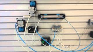 Pneumatics circuit Doubleacting Cylinder [upl. by Norahs]