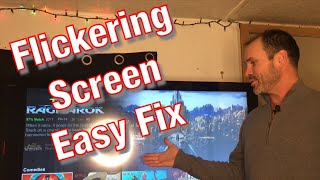 How To Fix a Flickering Screen 📺 on a Sony Bravia LCD TV [upl. by Erreip509]