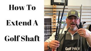 Golf Club Repair  How To Extend a Golf Shaft [upl. by Alf]