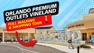 Orlando Premium Outlets Vineland ✅ FULL TOUR [upl. by Ilojne]