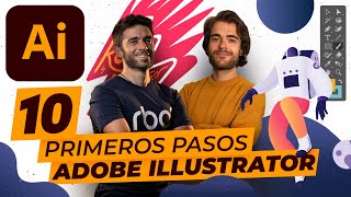 10 PRIMEROS PASOS para EMPEZAR con ILLUSTRATOR 🎨🖌️ [upl. by Hettie]