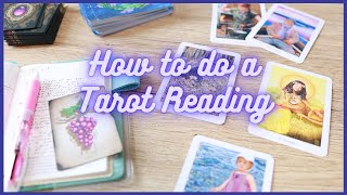 Step by step guide to how to read tarot cards  HOW TO DO A TAROT READING FOR YOURSELF [upl. by Bloom571]