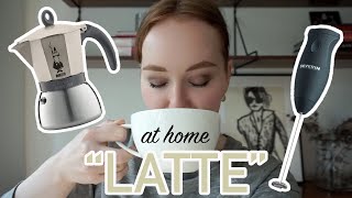 HOW TO MAKE A quotLATTEquot AT HOME moka pot  frother [upl. by Baiel]