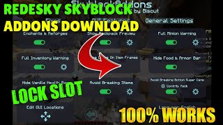 Redesky Skyblock Addons download 2021  CREATOR X  Redesky Skyblock addons [upl. by Nylarat728]