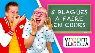 5 BLAGUES À FAIRE EN COURS [upl. by Anelet]