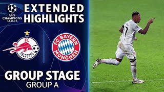 Salzburg vsBayern Munich Extended Highlights  UCL on CBS Sports [upl. by Hultin]