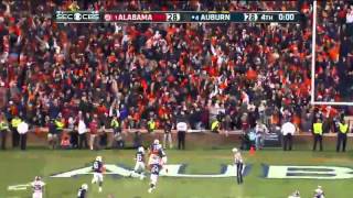 Alabama Missed Field Goal Returned for Auburn Game Winning Touchdown [upl. by Scarface356]