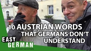 10 Austrian Words that Germans dont understand  Easy German 222 [upl. by Kaleena]