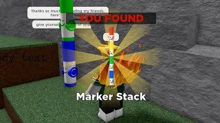 How to get MARKER STACK in FIND THE MARKERS Roblox  Updated 2025 [upl. by Dagna513]