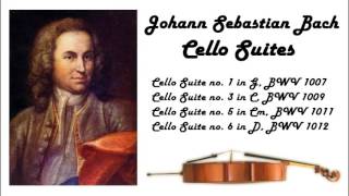 Johann Sebastian Bach  Cello suites in 432 Hz great for reading or studying [upl. by Adabel561]