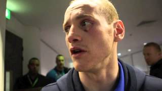 GEORGE GROVES POST FIGHT INTERVIEW  REACTS TO 8TH ROUND KO BY CARL FROCH [upl. by Oinotnaesoj142]