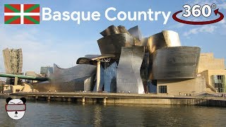 ☀️ 360° Guggenheim Museum  Bilbao Basque Country [upl. by Refinej]