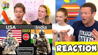 INDIA vs USA MILITARY POWER COMPARISON REACTION  BigAReact [upl. by Manvil]