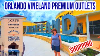 The Orlando Vineland Premium Outlets Tour 🛒 [upl. by Saum]