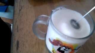 Aerolatte Review Frothing Cold Milk In Under 1 Minute [upl. by Ecargyram]