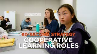 60 SecondStrategy Cooperative Learning Roles [upl. by Ainek]